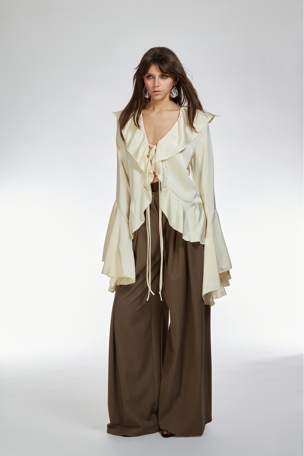 MONEGLIA PANTALONE FANGO