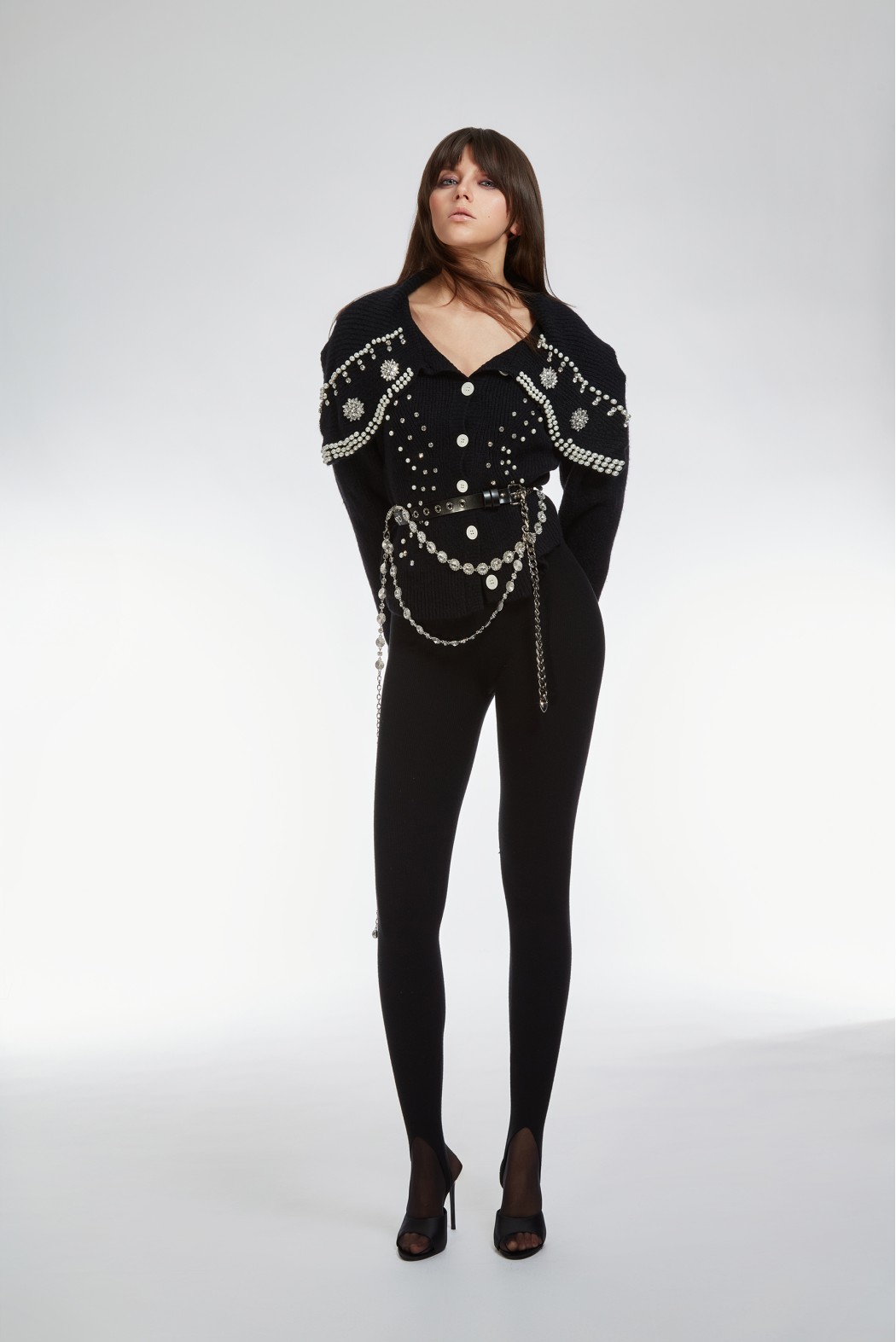 CAROSINO LEGGINS NERO