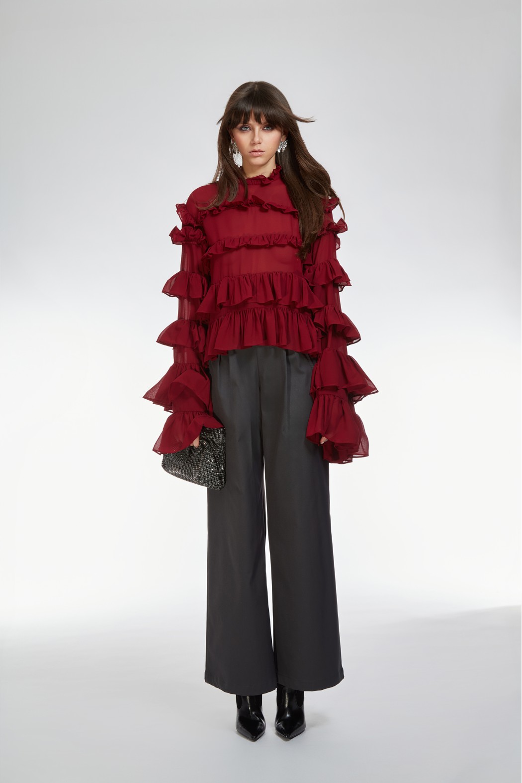 BASTIGLIA BLUSA BORDEAUX