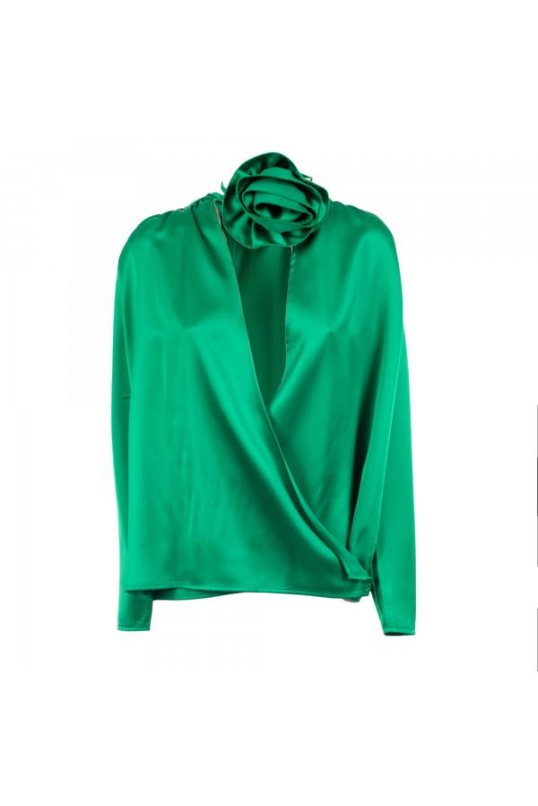 CANDIANA   230W3F2 CAMICIE e BLUSE VERDE