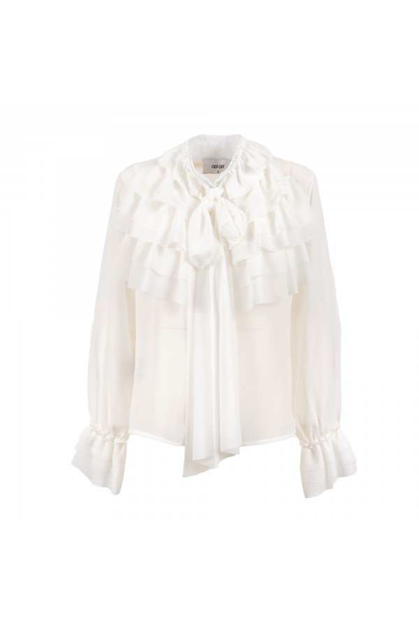 EBOLI      250W3D7 CAMICIE e BLUSE BIANCO