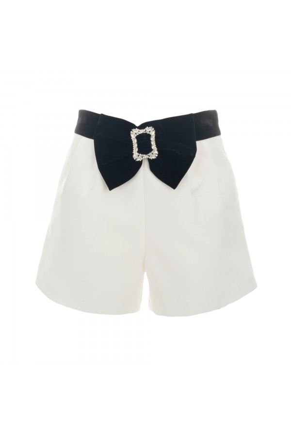 PONZA      090W3D7 SHORTS BIANCO