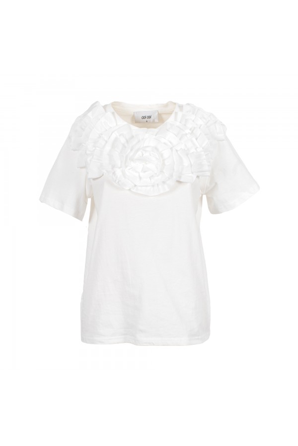 BOGLIASCO  000S4D7 T-SHIRT BIANCO