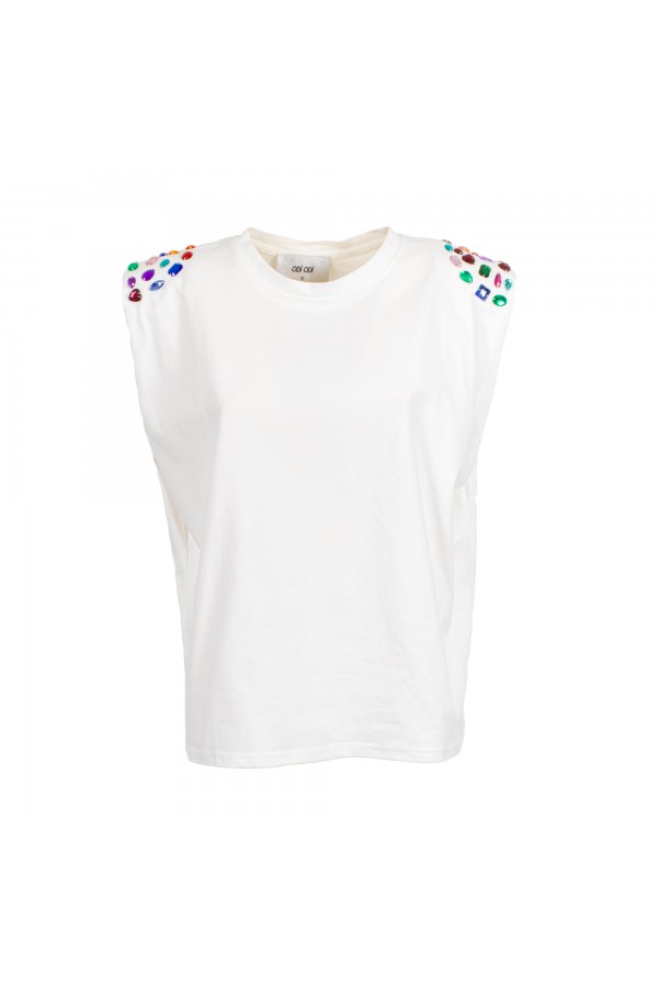 FERLA      000S4D7 T-SHIRT BIANCO