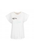 OFF TO     000S4D7 T-SHIRT BIANCO