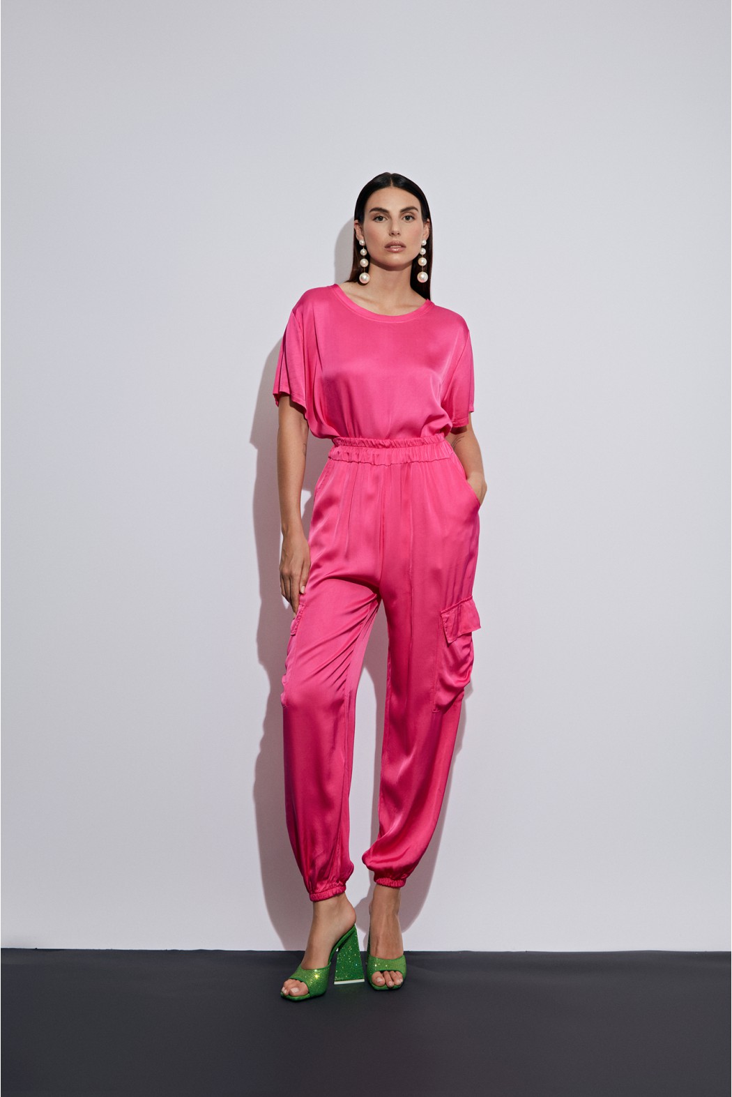 PIAGGE     751S49C PANTALONI FUCSIA