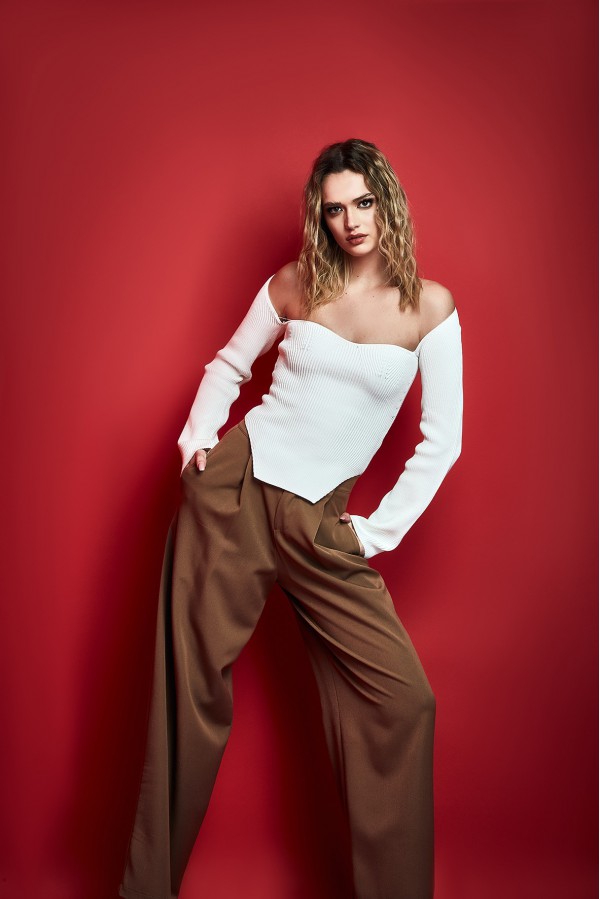 CECINA240W2D6 PANTALONI NERO