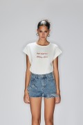 DRAMMA     000S5D7 T-SHIRT BIANCO