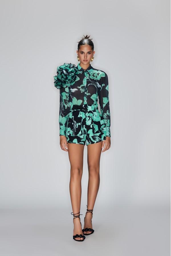 ERNESTINE  090S57L SHORTS VERDE DGL1586-2400