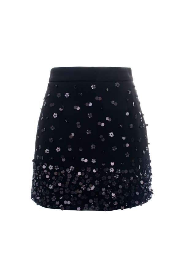 GENOVA010W2D6 GONNE NERO