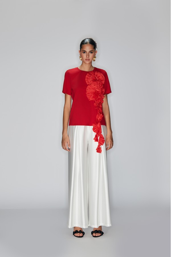 LOS RIOS   240S5D7 PANTALONI BIANCO