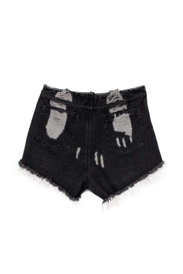 PIZZOLI    090S5Y6 SHORTS DENIM NERO