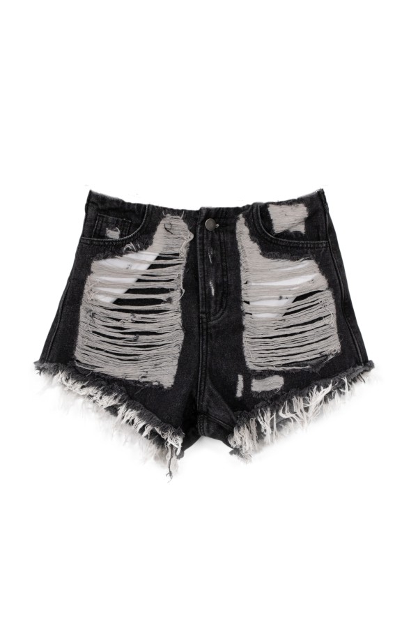 PIZZOLI    090S5Y6 SHORTS DENIM NERO