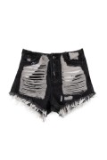 PIZZOLI    090S5Y6 SHORTS DENIM NERO