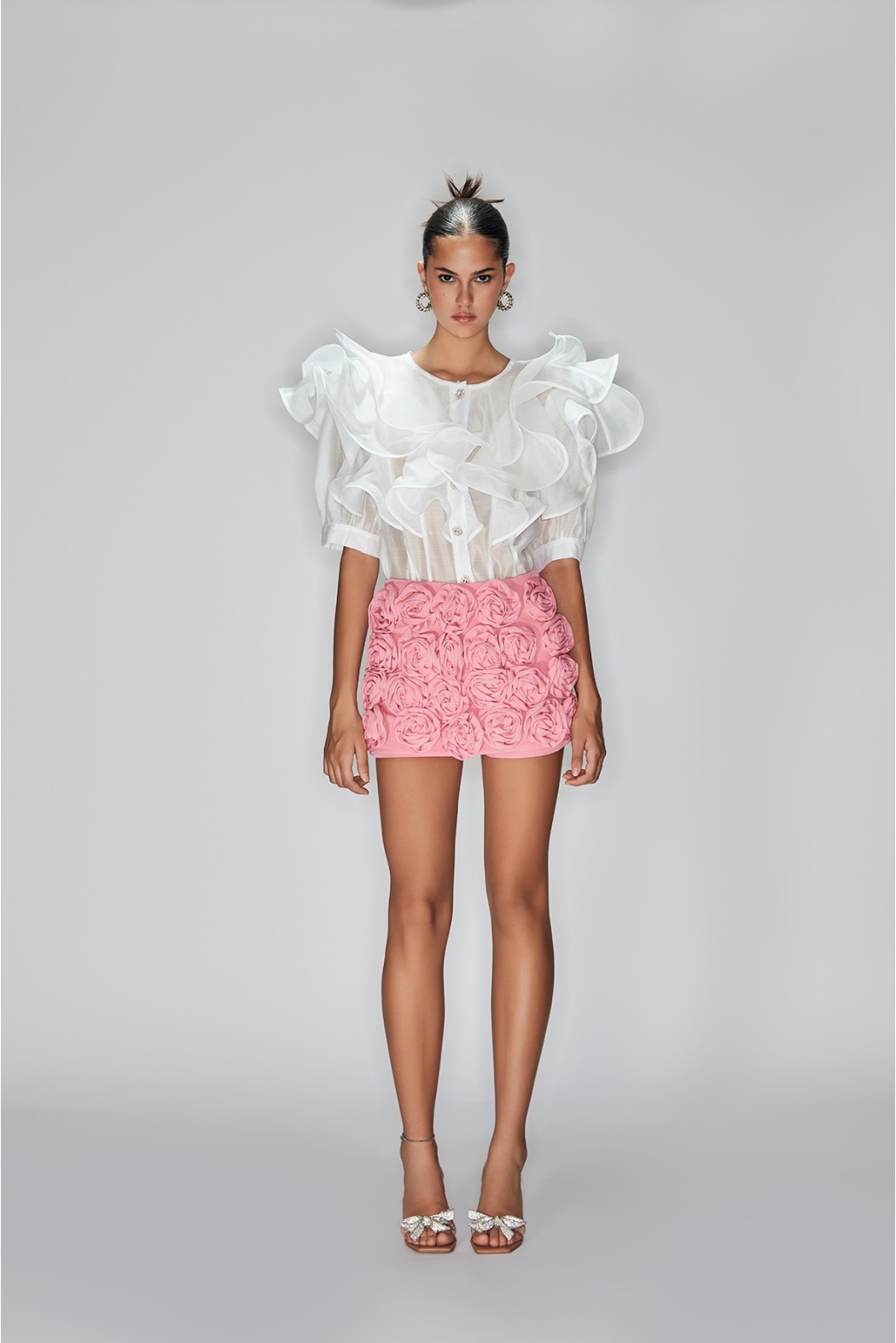 ROVERETO   090S5G8 SHORTS ROSA