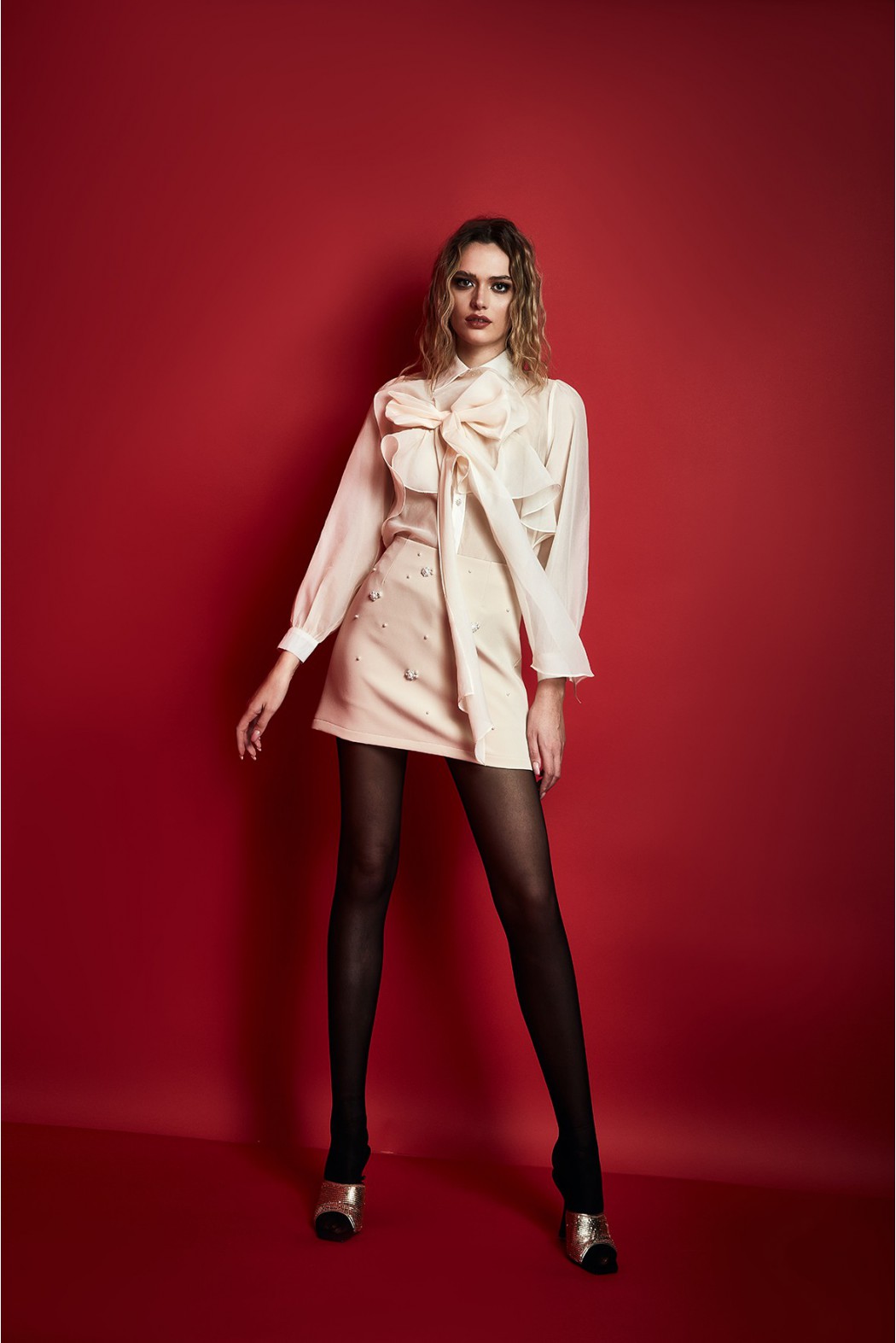 NARNI010W2B0 GONNE BEIGE