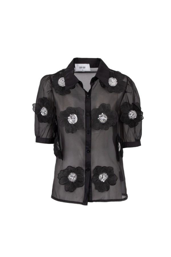 SCERNI     250S5D6 CAMICIE e BLUSE NERO