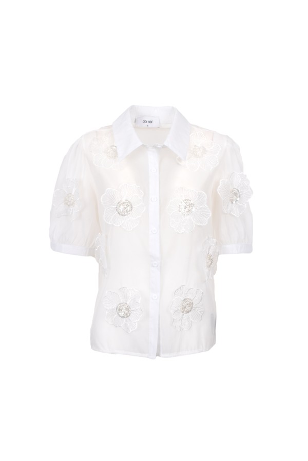 SCERNI     250S5D7 CAMICIE e BLUSE BIANCO