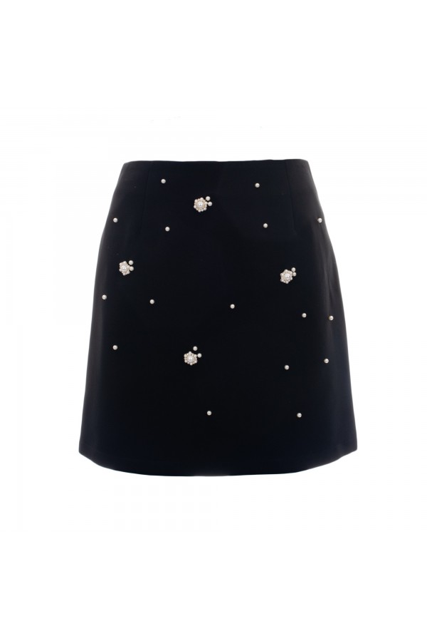 NARNI010W2D6 GONNE NERO