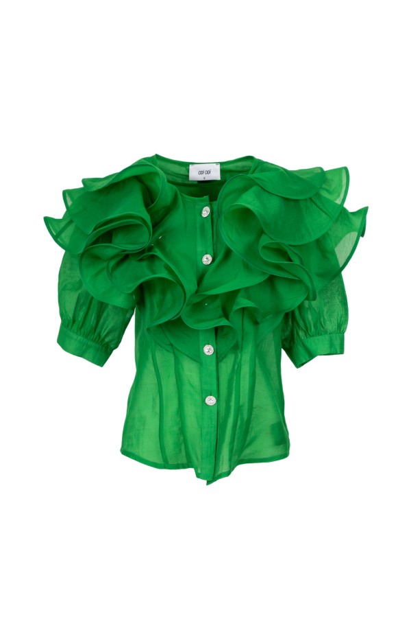 STINTINO   250S5F2 CAMICIE e BLUSE VERDE