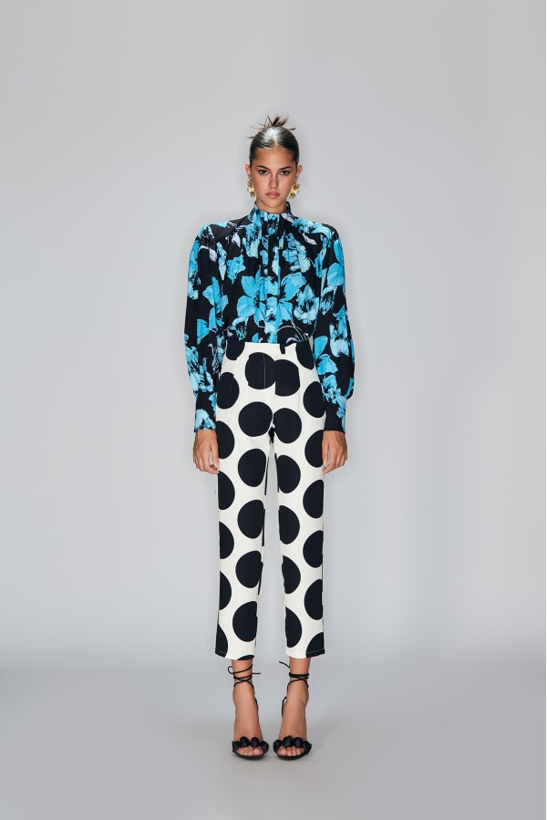 SOVERATO   240S58P PANTALONI POIS BIG V1