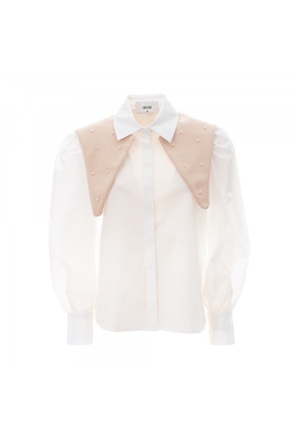 NARNI250W21C CAMICIE e BLUSE BIANCO-BEIGE