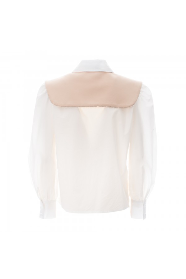 NARNI250W21C CAMICIE e BLUSE BIANCO-BEIGE