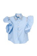 TRABIA     250S5G0 CAMICIE e BLUSE CELESTE