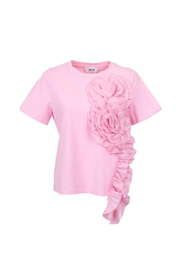 TRICASE    000S5G8 T-SHIRT ROSA