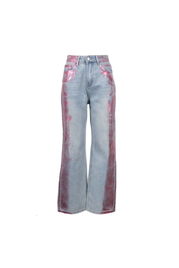 USTICA     100S54P JEANS DENIM-ROSA
