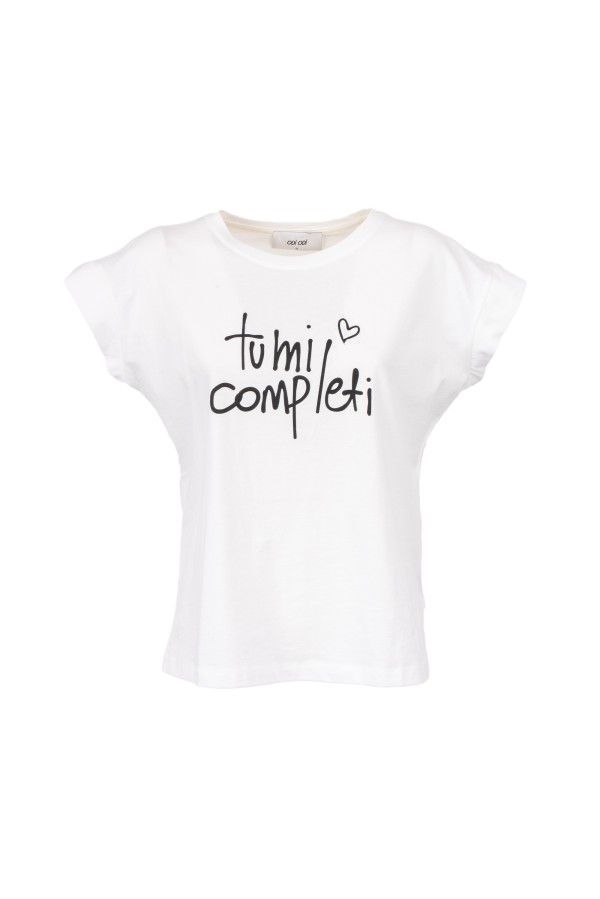 COMPLETA   000S5D7 T-SHIRT BIANCO