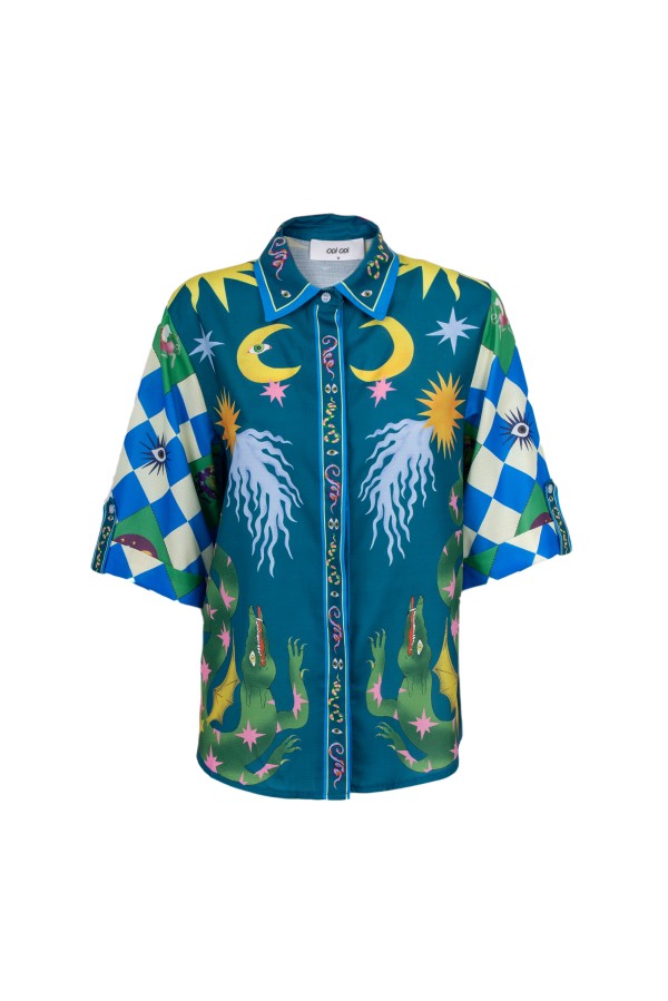 ADDAURA    250S5Z6 CAMICIE e BLUSE OTTANIO