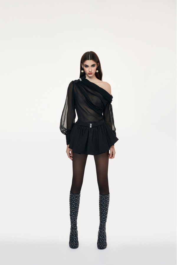 BORDANO    230W5D6 CAMICIE e BLUSE NERO