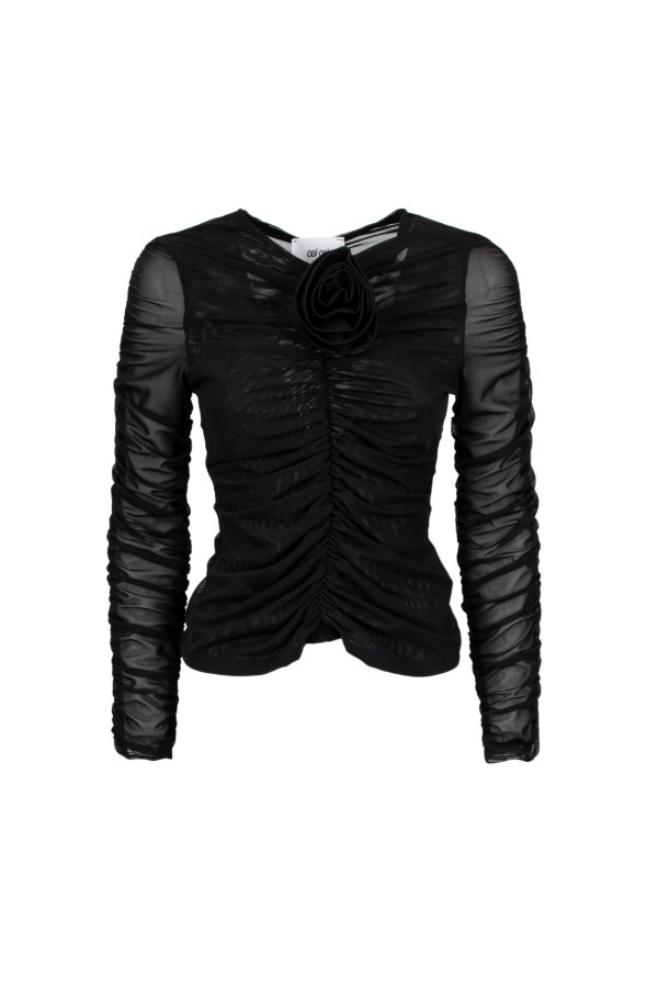 BRUNICO    230W5D6 CAMICIE e BLUSE NERO