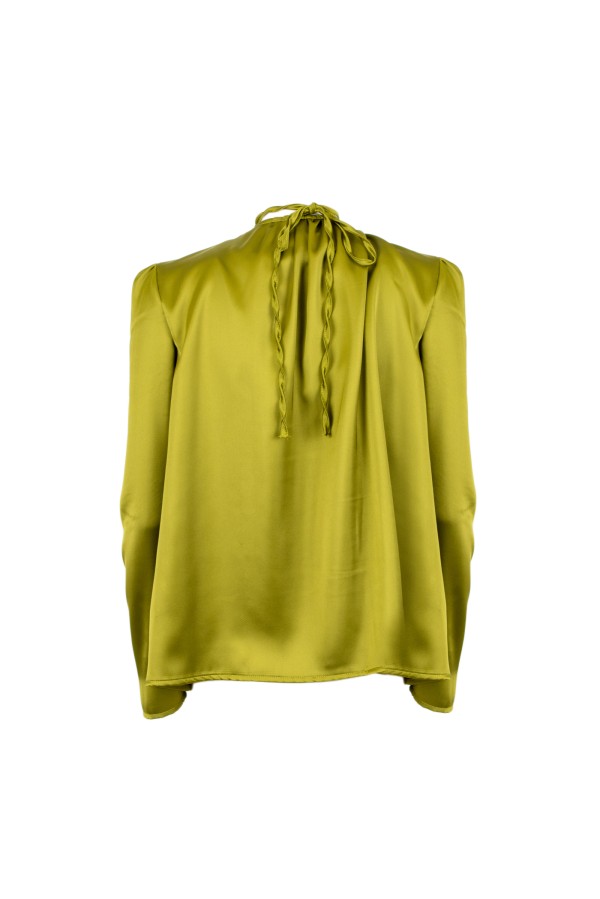 CANDIANA   230W58Y CAMICIE e BLUSE VERDE ACIDO