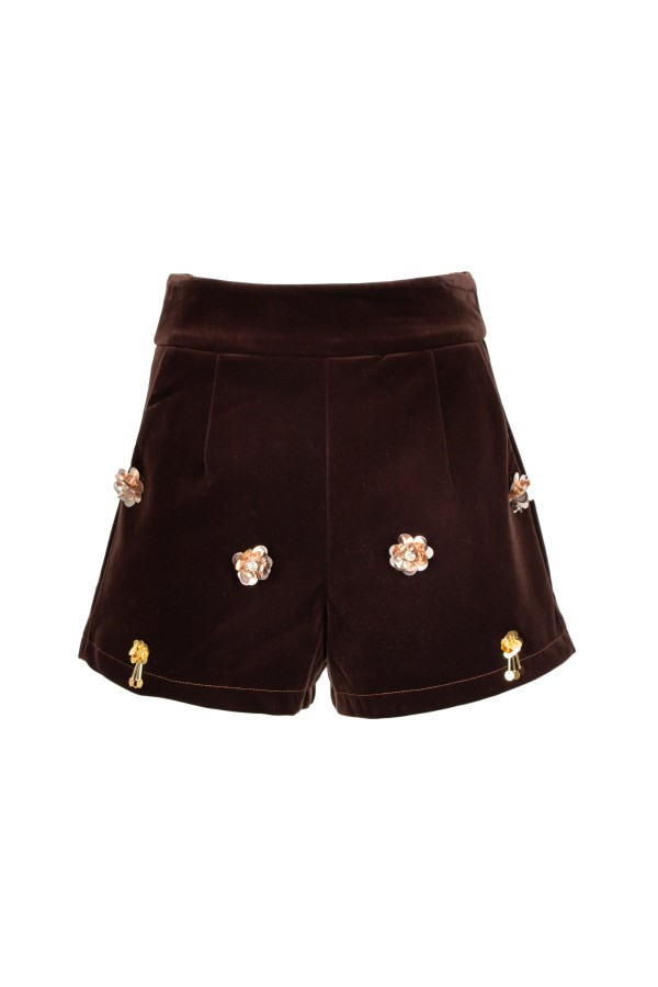 MERLARA    090W530 SHORTS CAFFÉ