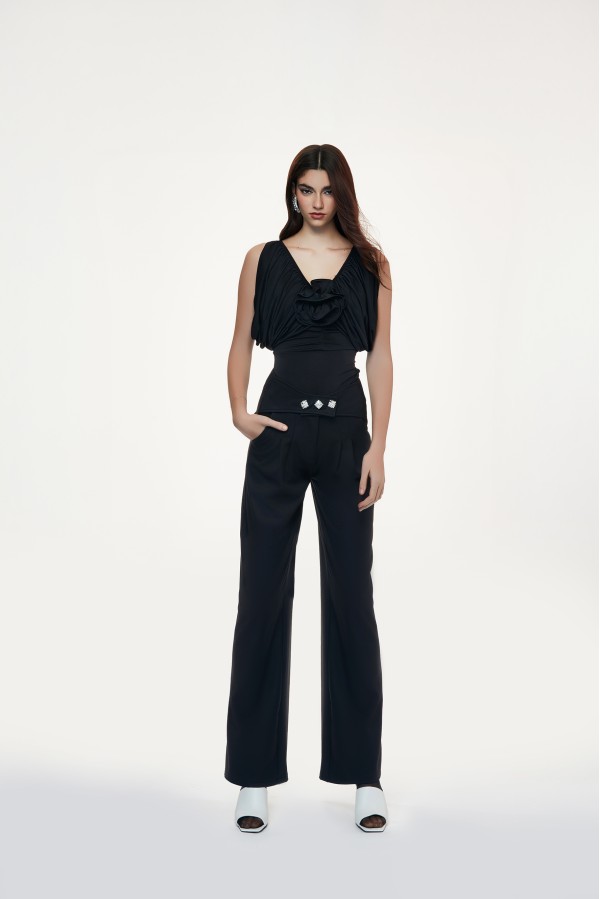 PISA       240W5D6 PANTALONI NERO