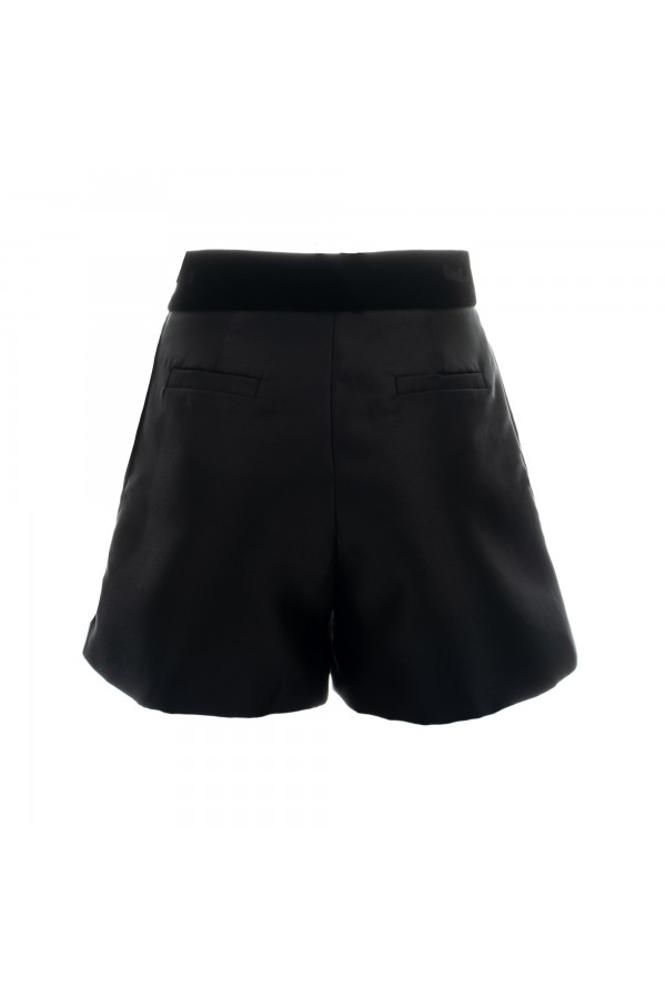 PONZA090W2D6 SHORTS NERO