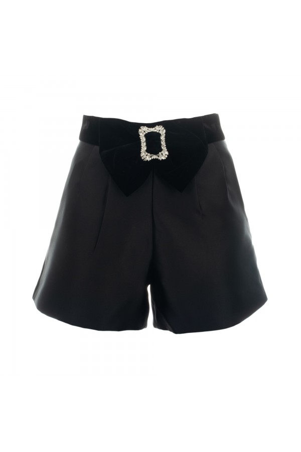 PONZA090W2D6 SHORTS NERO
