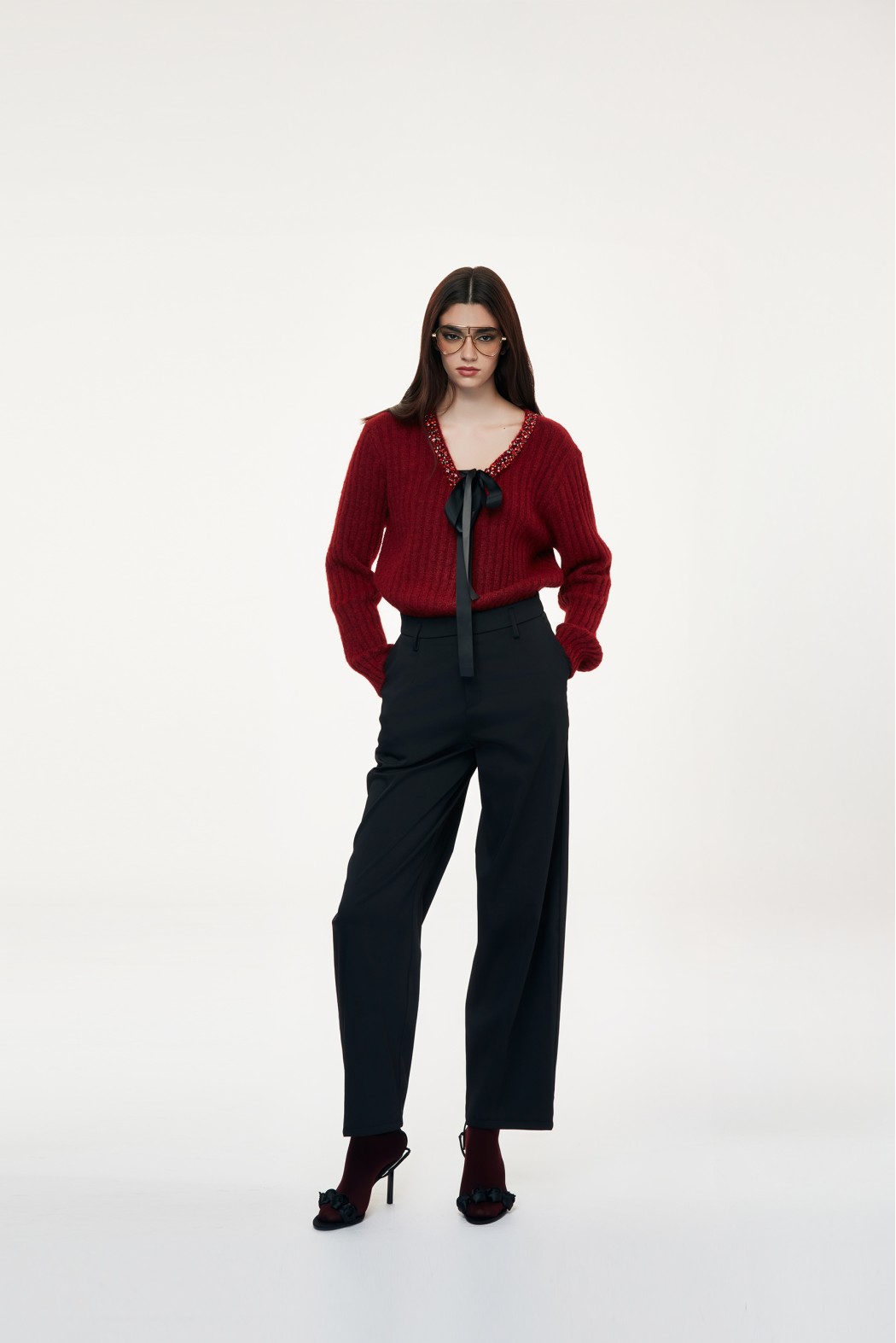 ROIATE     240W5D6 PANTALONI NERO