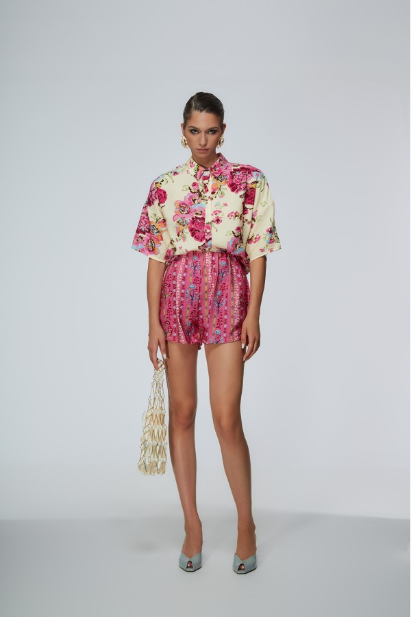 ADDAURA CAMICIA BURRO ROSA