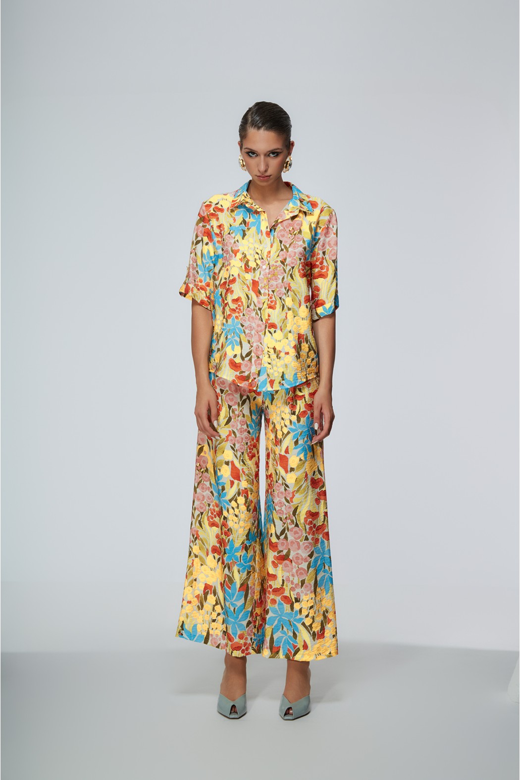 ADDAURA CAMICIA FIORI