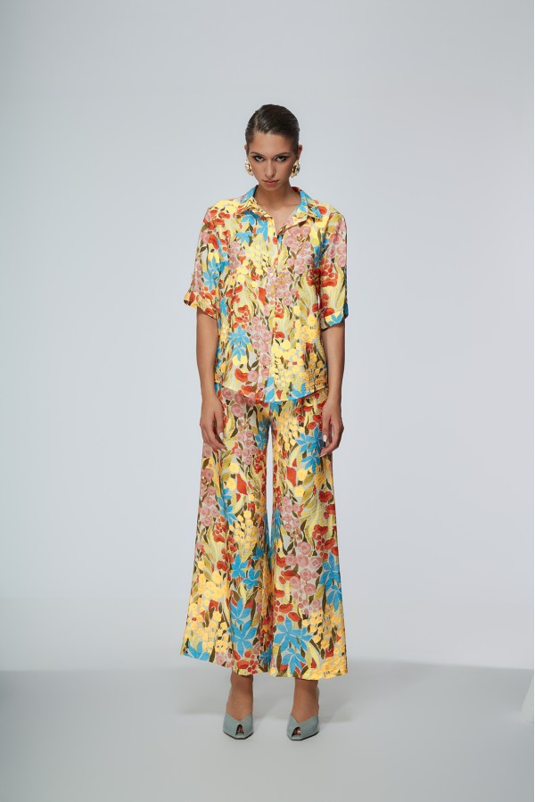 ADDAURA CAMICIA FIORI