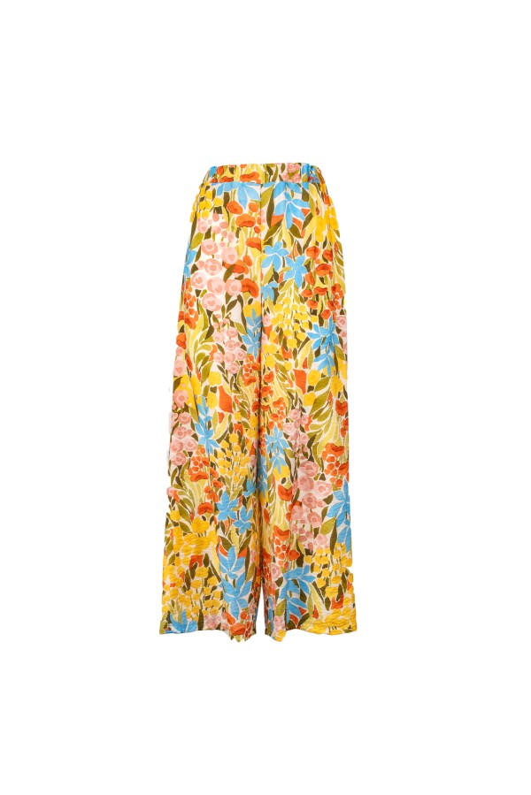 ADDAURA PANTALONE FIORI