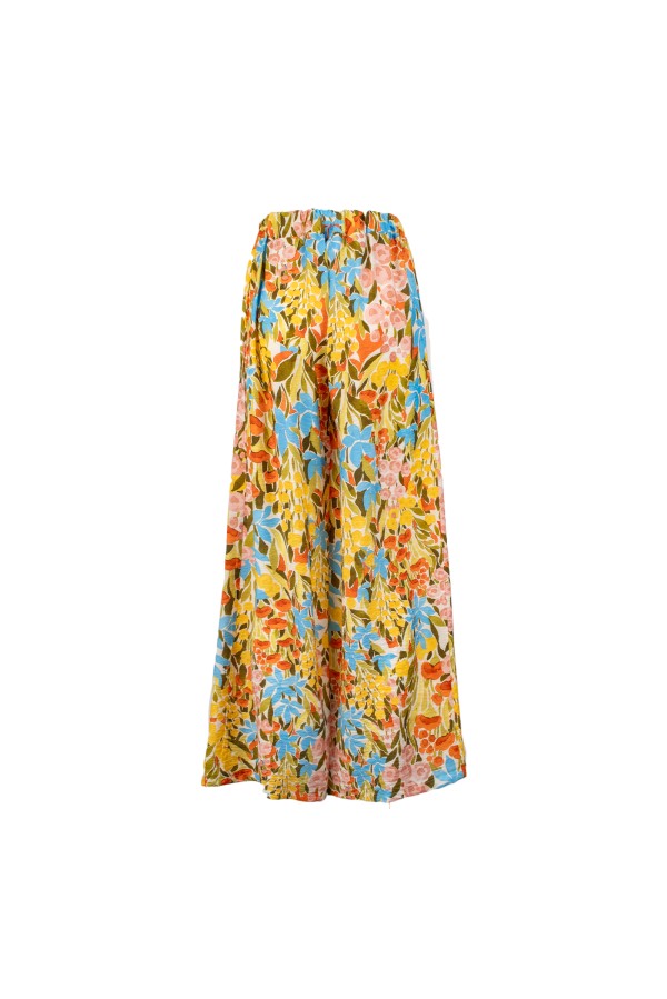 ADDAURA PANTALONE FIORI