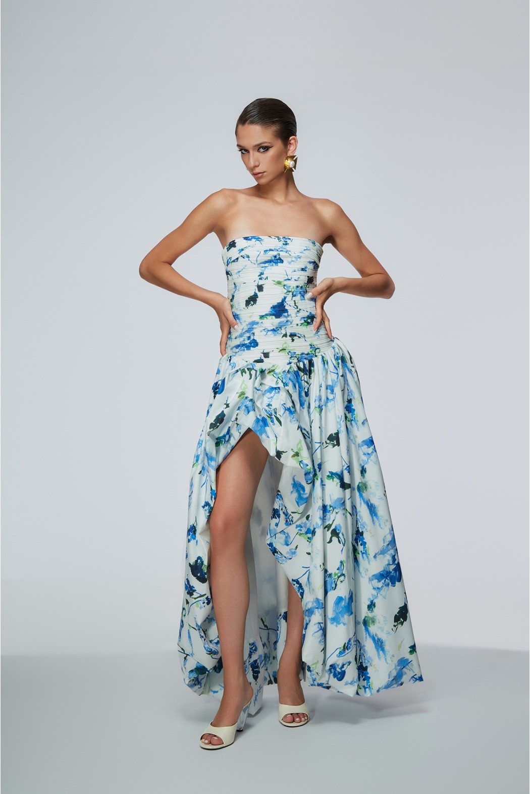 BOSA LUNGO BIANCO/AZZURRO