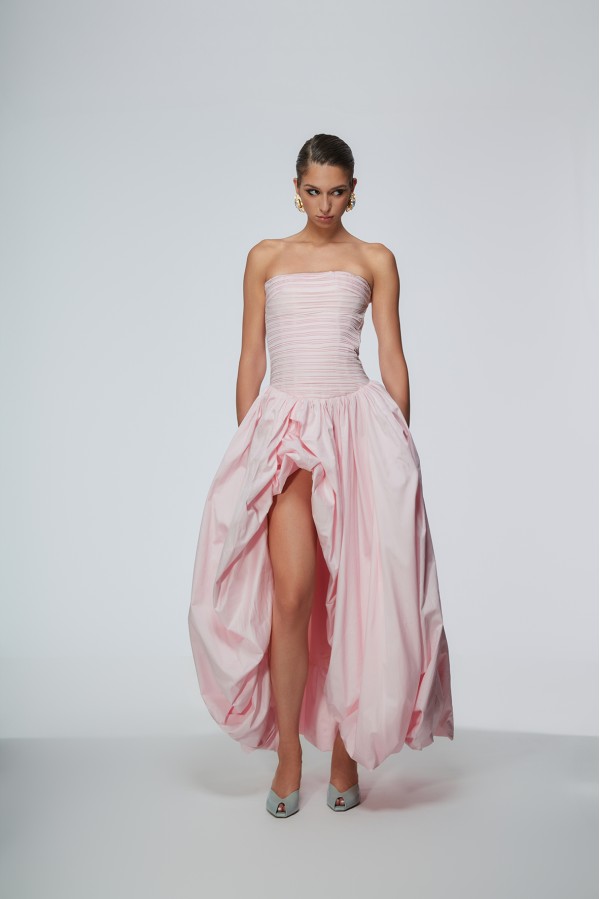 BOSA LUNGO ABITO ROSA