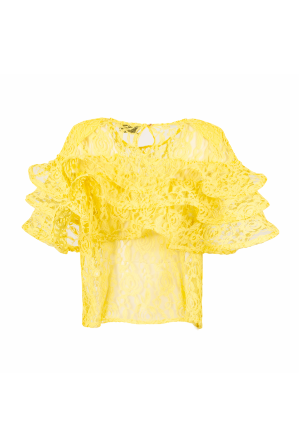 DAVOLI BLUSA GIALLO