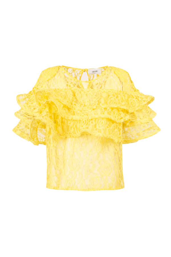 DAVOLI BLUSA GIALLO