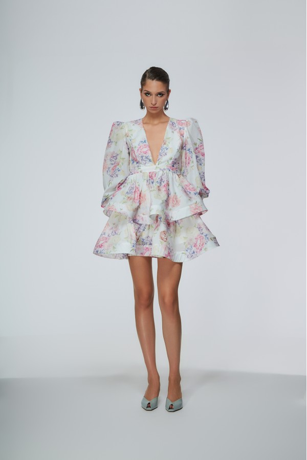 LICOSIA ABITO BIANCO ROSA